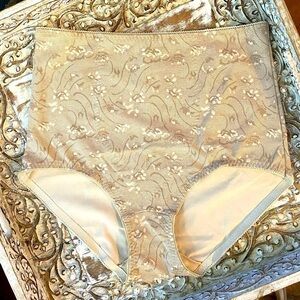Cozee Corner Nylon Granny Panties Tan NWOT